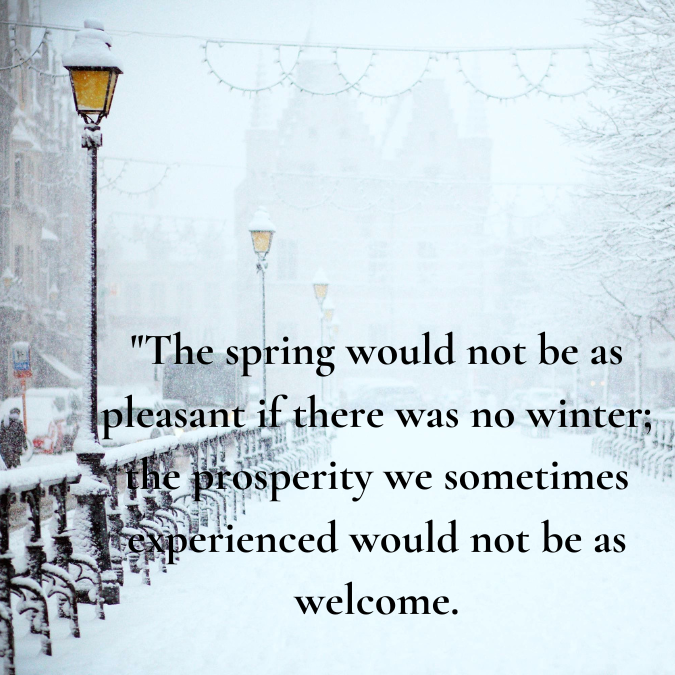 good quotes for winter